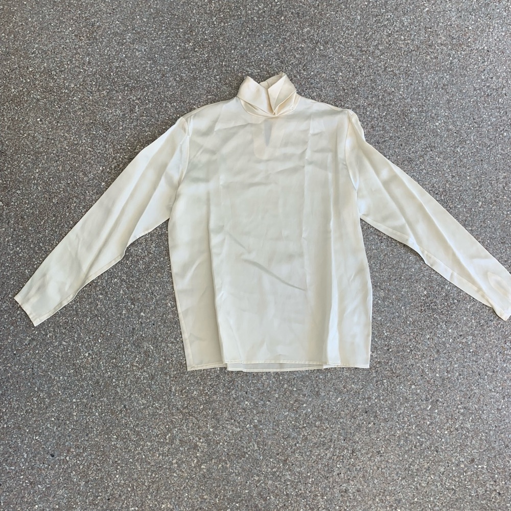 Vintage Silk Turtleneck